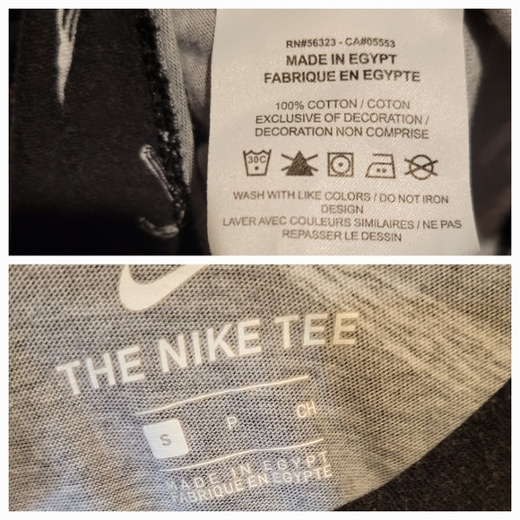 NIKE SPORTSWEAR All Over "Just Do It"  LOGO PRINT TEE SHIRT - Picture 3 of 3